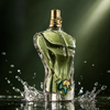 Jean Paul Gaultier Le Beau Paradise Garden — water droplets close-up