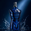 Jean Paul Gaultier Le Male In Blue — water droplets close-up