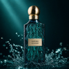 Ibraheem Al Qurashi Sapphire Leather — water macro